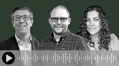 Adam Dunnett, Kevin Martin and Rachael Forsyth